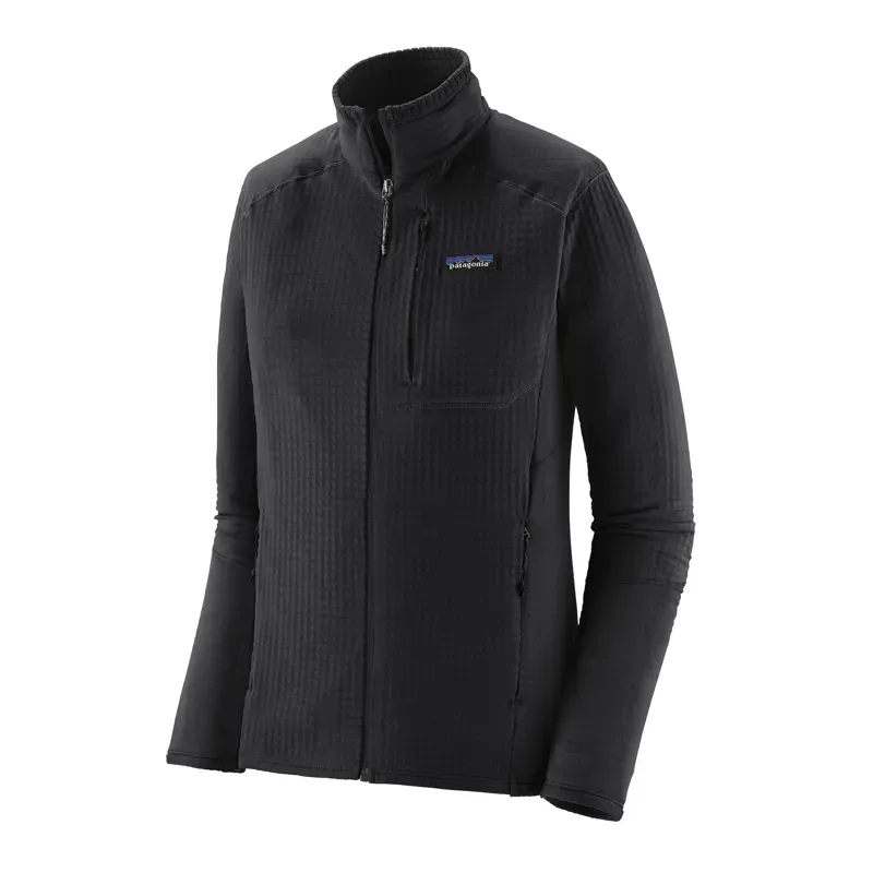 Patagonia Womens' R1 Fleece Jacket in Black