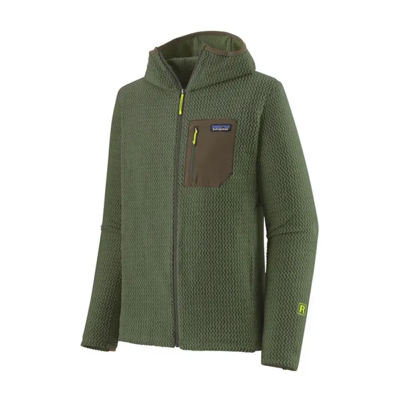 Patagonia R1 Air Full-Zip Hoody in Torrey Pine Green