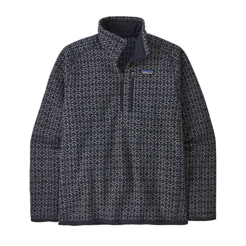 Patagonia Better Sweater 1/4 Zip Fleece in Scales: Sunken Blue