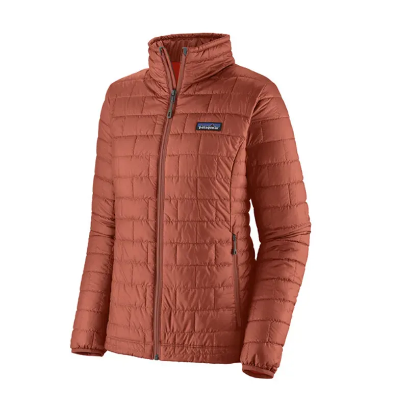 Patagonia Womens' Nano Puff Jacket in Burnished Red