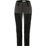 Wms Curved Keb Trousers: BLACK/STONE
