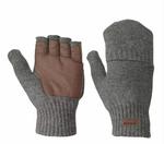 OUTDOOR RESEARCH LOST COAST FINGERLESS MITTS: PEWTER