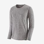 PATAGONIA WOMEN'S LONG-SLEEVED CAPILENE COOL DAILY SHIRT: FEA_FEATHERGREY